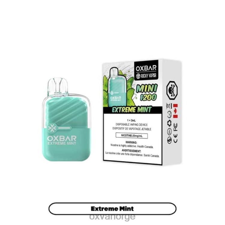 OXVA Best Pod - ekstrem mynte T82LT8 OXVA OXBAR MINI 1200