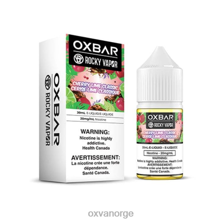OXVA Best Vape - kirsebærlime klassisk T82LT49 OXVA OXBAR 30ml salt nic