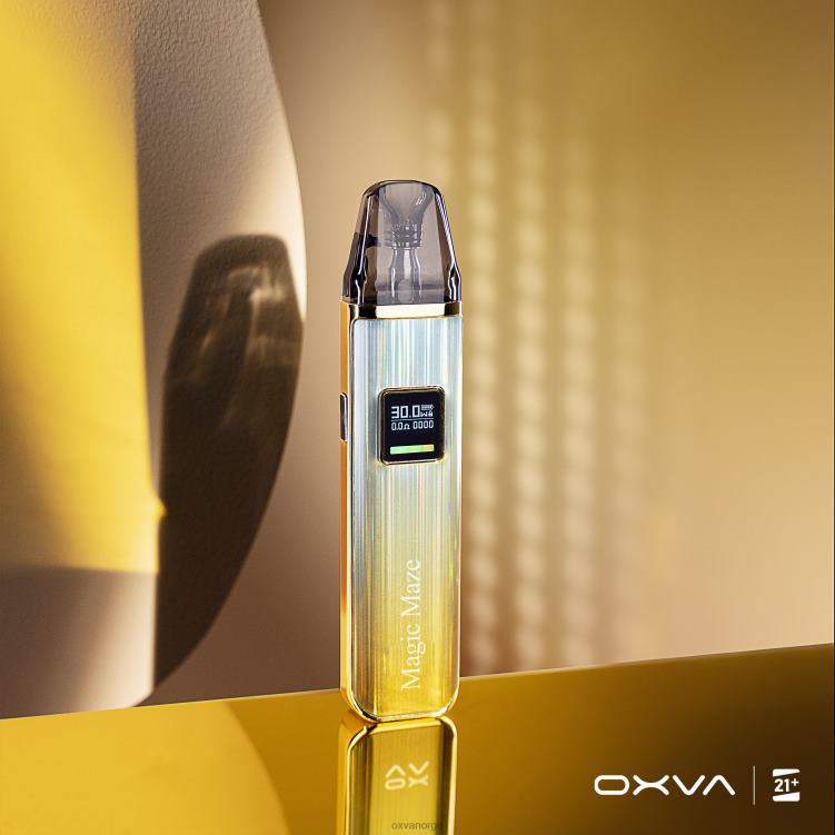 OXVA Factory - skinnende cyan T82LT127 OXVA MAGIC MAZE XLIM PRO sett