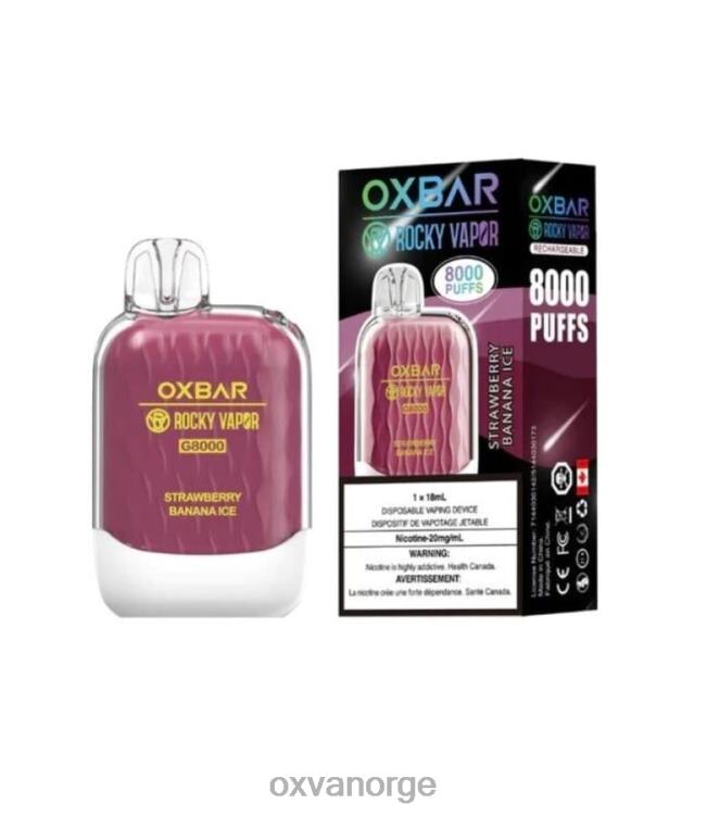 OXVA Norge - jordbær bananis T82LT41 OXVA OXBAR G8000