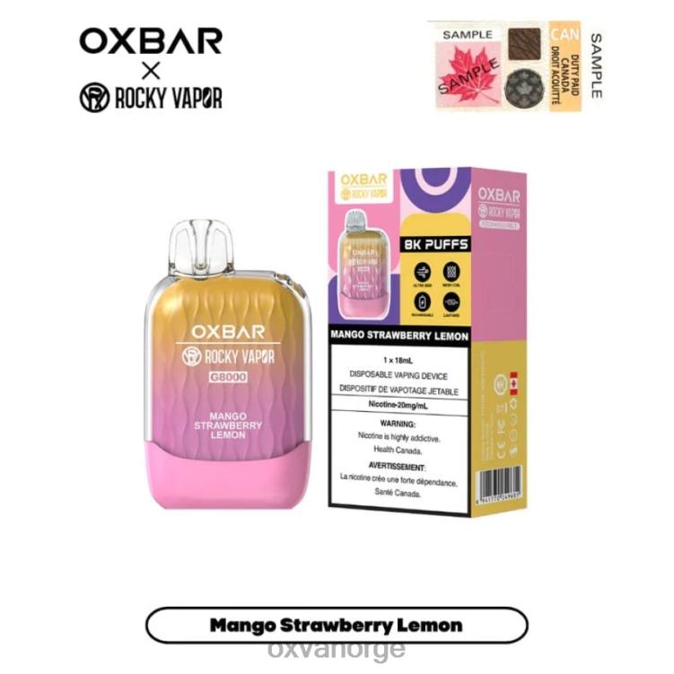 mango jordbær sitron