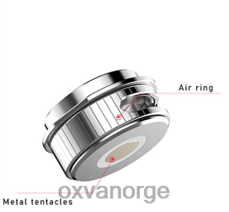 OXVA Review - metallisk T82LT117 OXVA AIRFLOW ring for uni coil