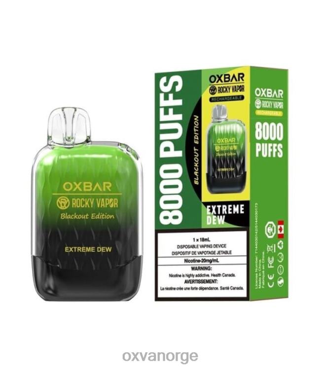 OXVA Vape Bergen - ekstrem dugg T82LT43 OXVA OXBAR G8000