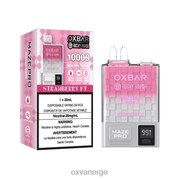 OXVA Vape Bergen - jordbær ft T82LT13 OXVA OXBAR MAZE PRO 10000