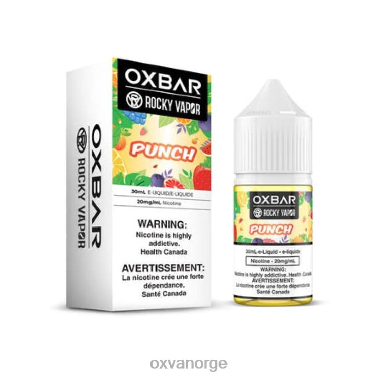 OXVA Vape Bergen - slag T82LT53 OXVA OXBAR 30ml salt nic