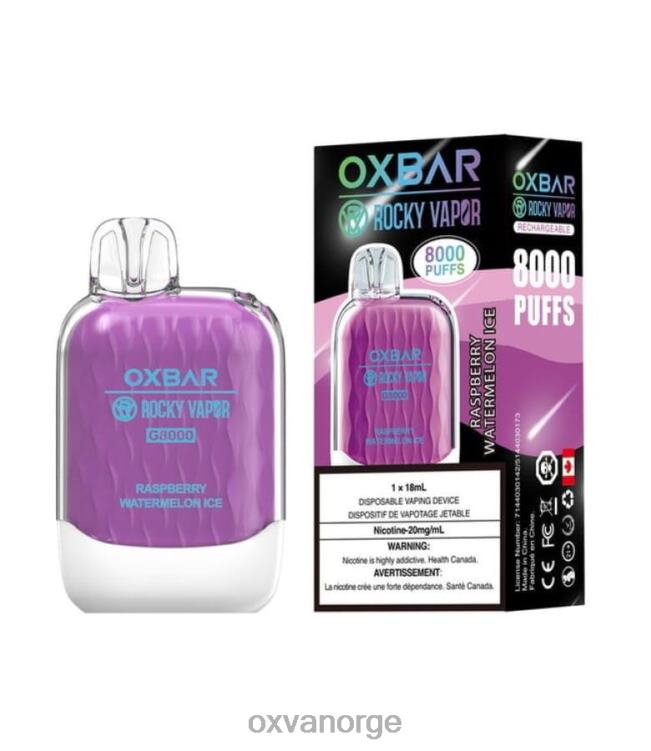 OXVA Vape Flavors - bringebær vannmelon is T82LT40 OXVA OXBAR G8000