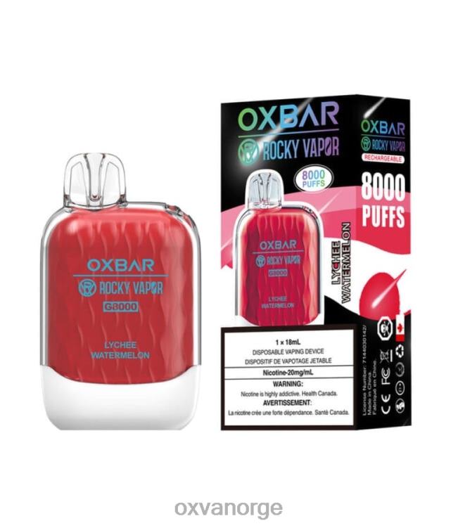 OXVA Vape Flavors - litchi vannmelon T82LT60 OXVA OXBAR G8000