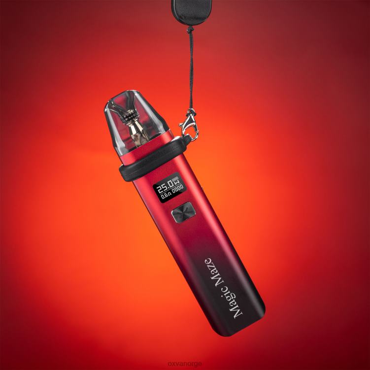 OXVA Vape Flavors - svart rød T82LT131 OXVA MAGIC MAZE XLIM podsett
