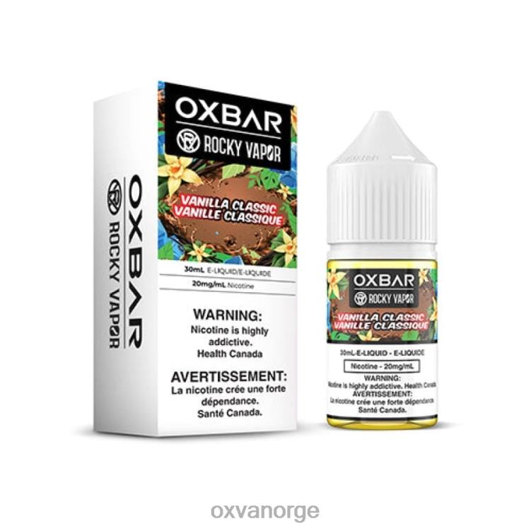 OXVA Vape Flavors - vanilje klassiker T82LT50 OXVA OXBAR 30ml salt nic