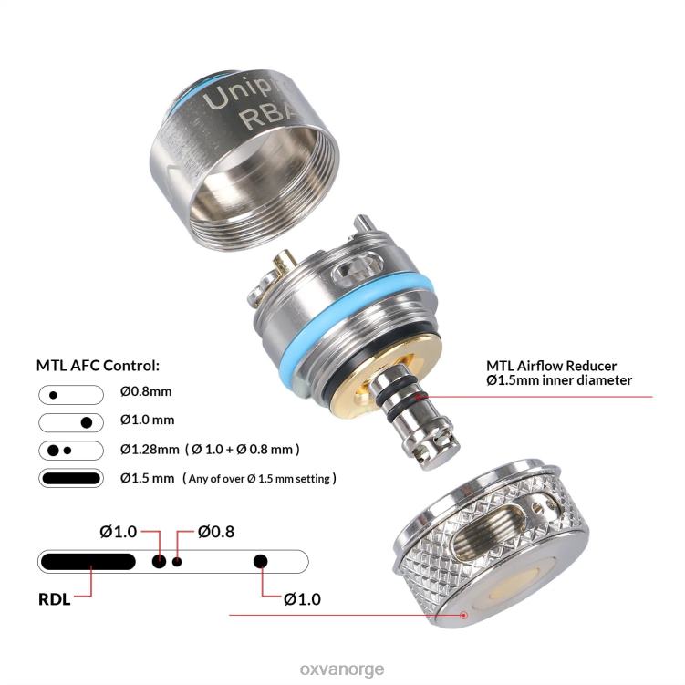 OXVA Vape Nicotine - blå T82LT115 OXVA UNIPRO rba