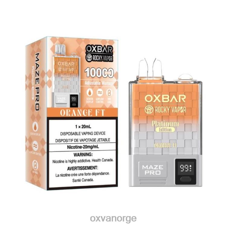 OXVA Vape Nicotine - oransje ft T82LT15 OXVA OXBAR MAZE PRO 10000