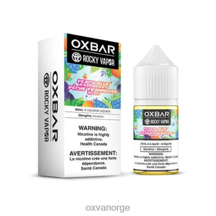 OXVA Vape Oslo - ferskenblå bringebær T82LT62 OXVA OXBAR 30ml salt nic