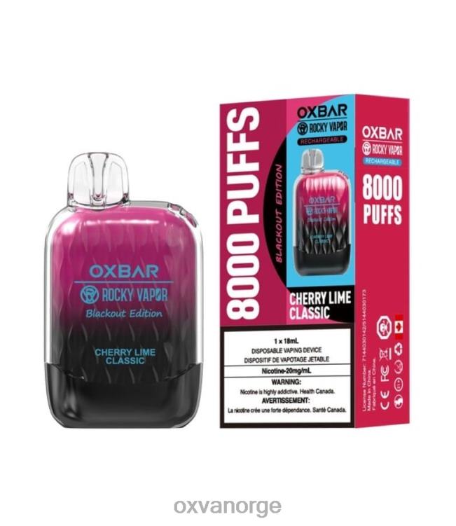 OXVA Online Store - kirsebærlime klassisk T82LT44 OXVA OXBAR G8000