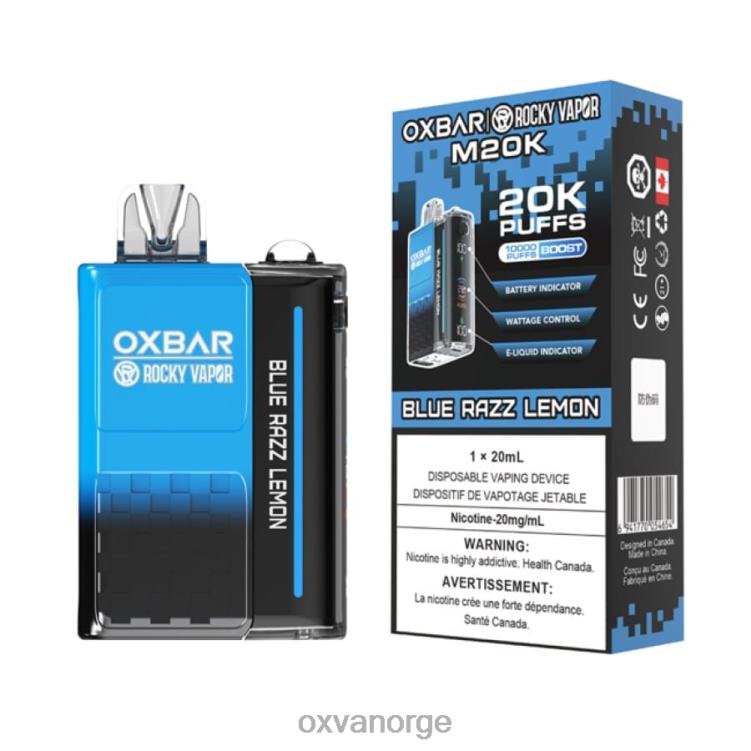 OXVA Vape Oslo - blå razz sitron T82LT2 OXVA OXBAR M20K