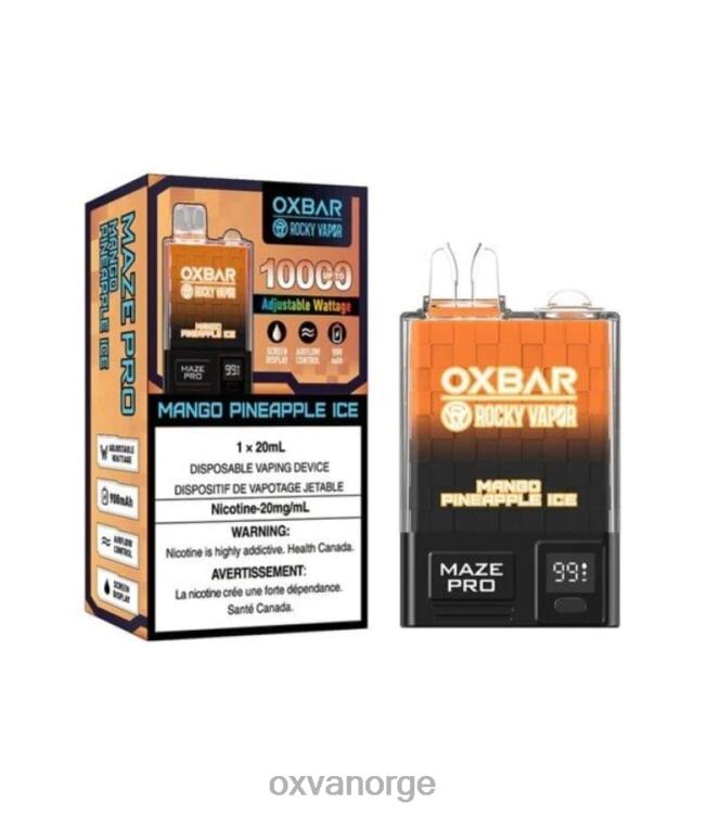 OXVA Best Vape - mango ananas is T82LT29 OXVA OXBAR MAZE PRO 10000