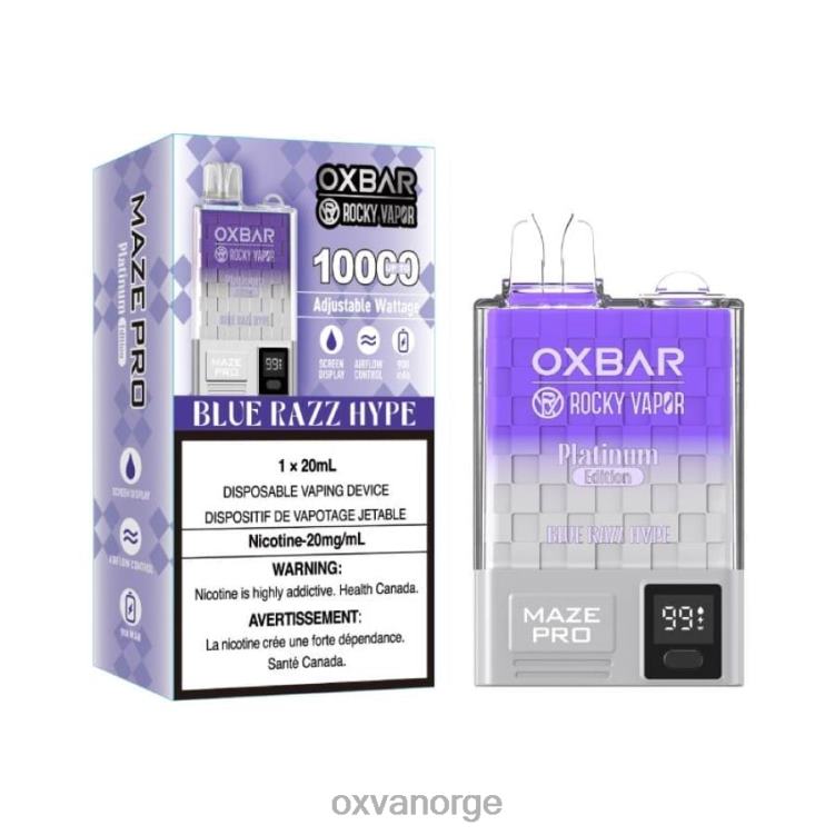OXVA Factory - blue razz-hype T82LT16 OXVA OXBAR MAZE PRO 10000