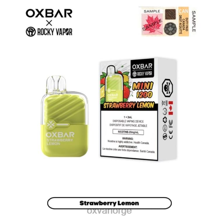 OXVA Best Vape - jordbær sitron T82LT19 OXVA OXBAR MINI 1200