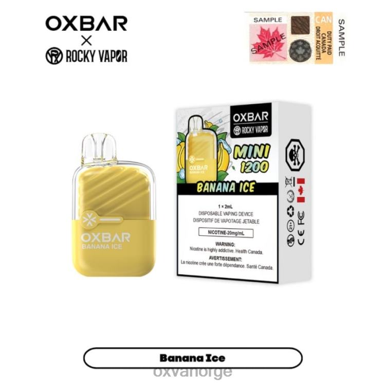 OXVA Vape Bergen - bananis T82LT23 OXVA OXBAR MINI 1200