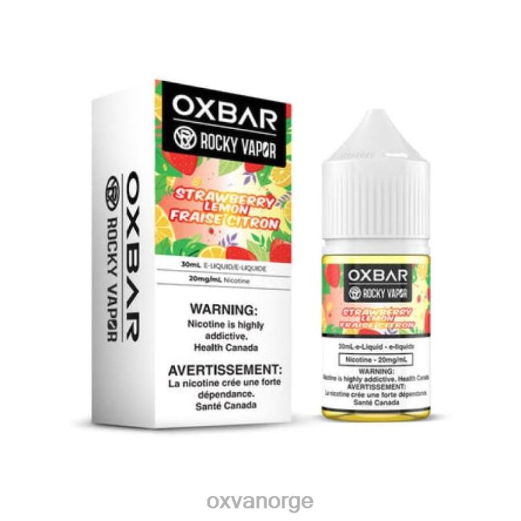 OXVA Vape Oslo - jordbær sitron T82LT52 OXVA OXBAR 30ml salt nic