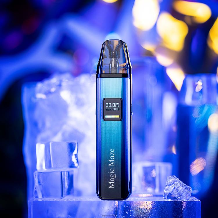 OXVA Best Pod - skinnende blå T82LT129 OXVA MAGIC MAZE XLIM PRO sett